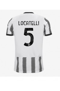 Fotbalové Dres Juventus Manuel Locatelli #5 Domácí Oblečení 2022-23 Krátký Rukáv